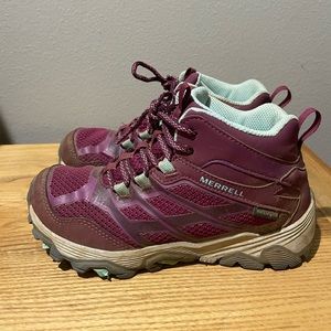 Girls Merrell Moab Waterproof Hiking Boots